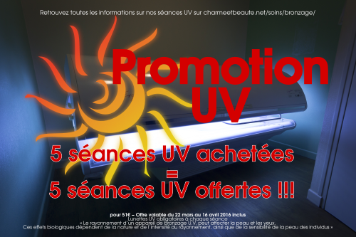 Promotion UV mars-avril 2016